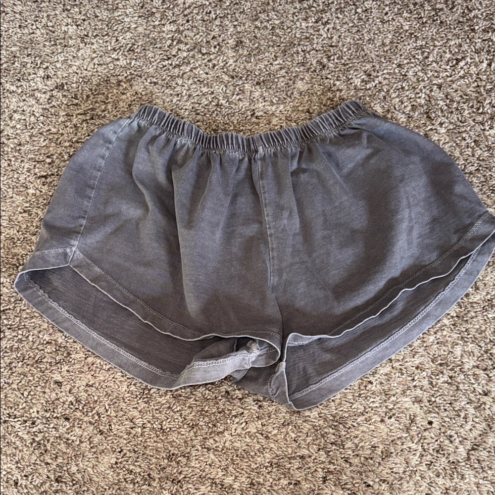 Talulah washed grey lounge shorts size small